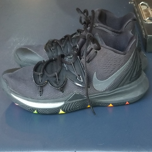 Jordan Other - Nike Kyrie 5 Black Rainbow Soles